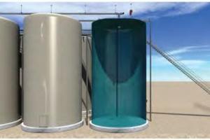 Static drain interior or tank one