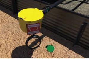 Truck trailer loadout bonding-grounding