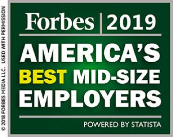 Forbes 2019, America’s best midsize employers