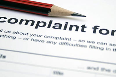 Complaint form