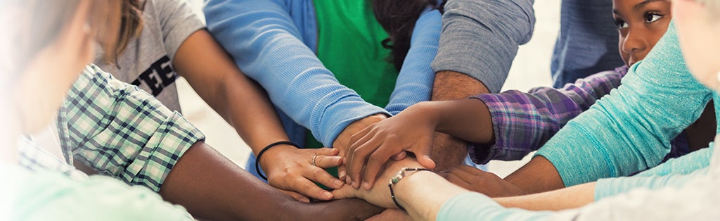 Group huddle 