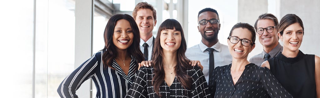 diverse group of employees