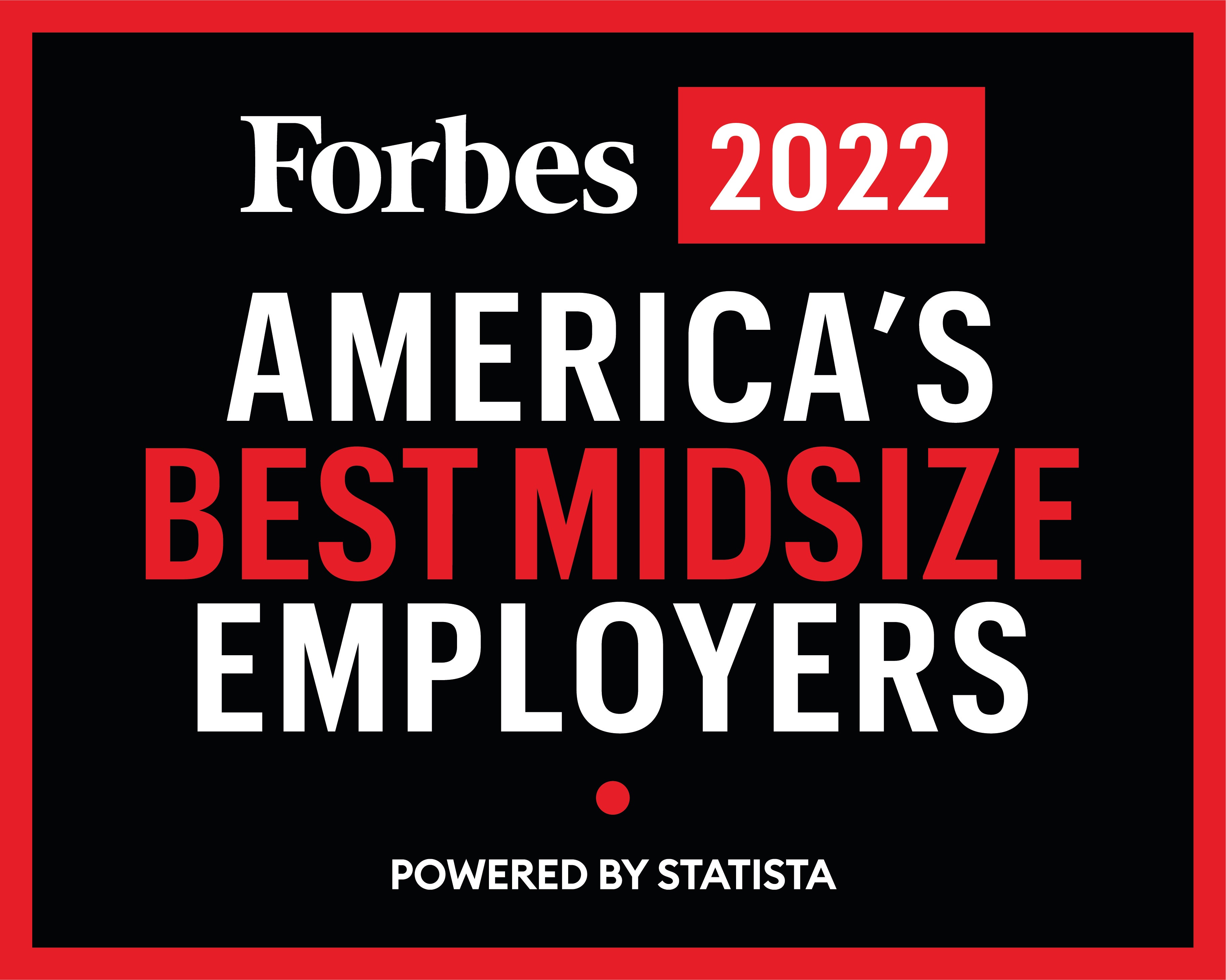 Forbes 2019, America’s best midsize employers