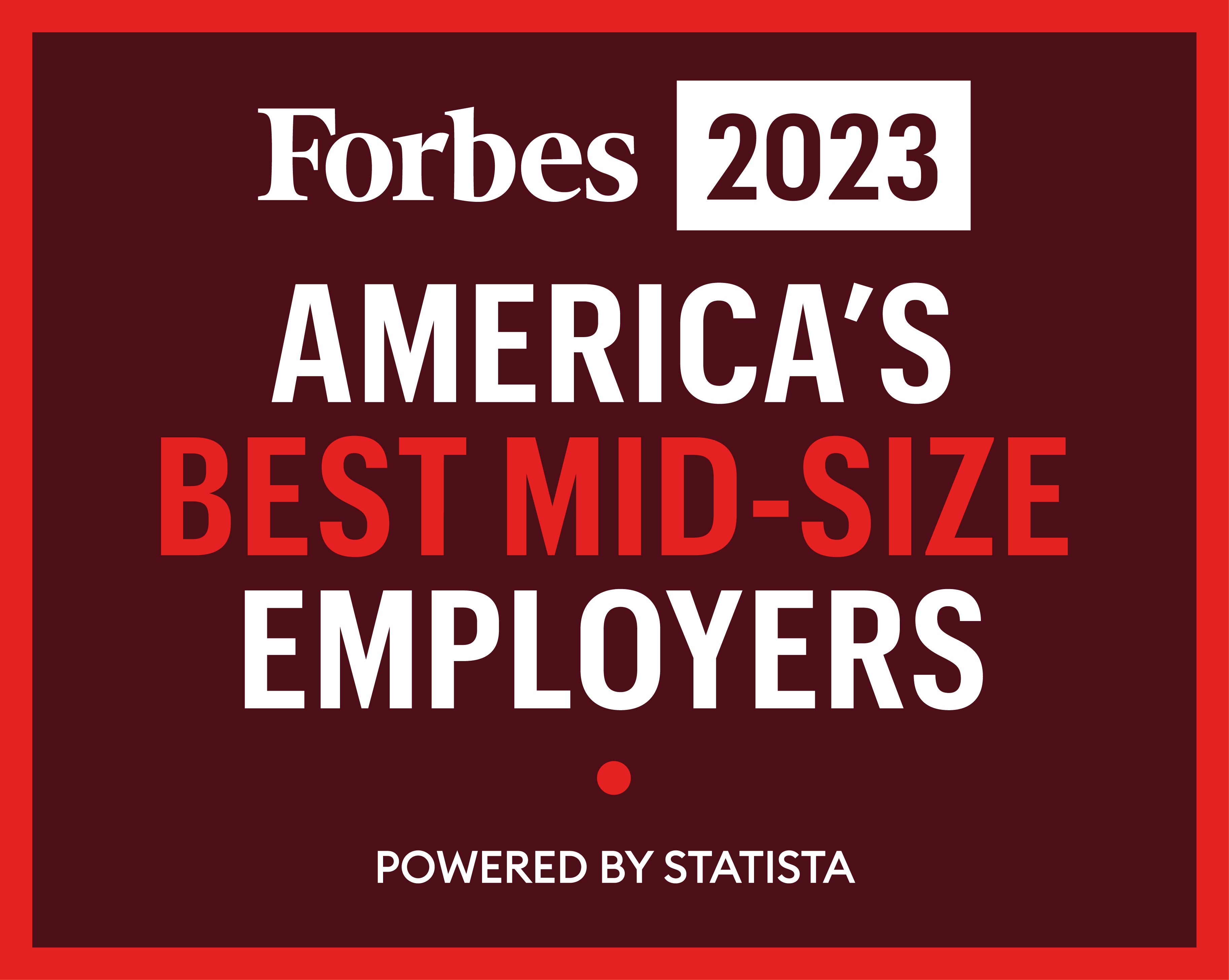 Forbes 2019, America’s best midsize employers