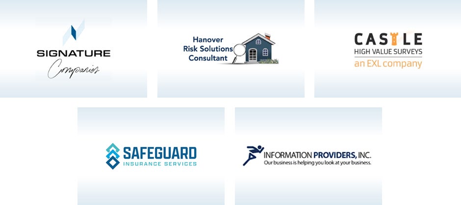 Image of The Hanover home evalation partner logos
