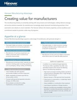 Creating value for manufacturers preview image