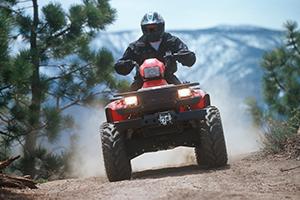 Man riding an atv
