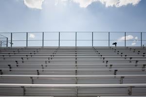 outside bleachers