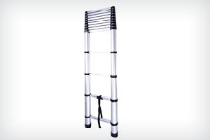an image of a telescoping ladder on a white background