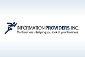 Information Providers logo with blue gradient background