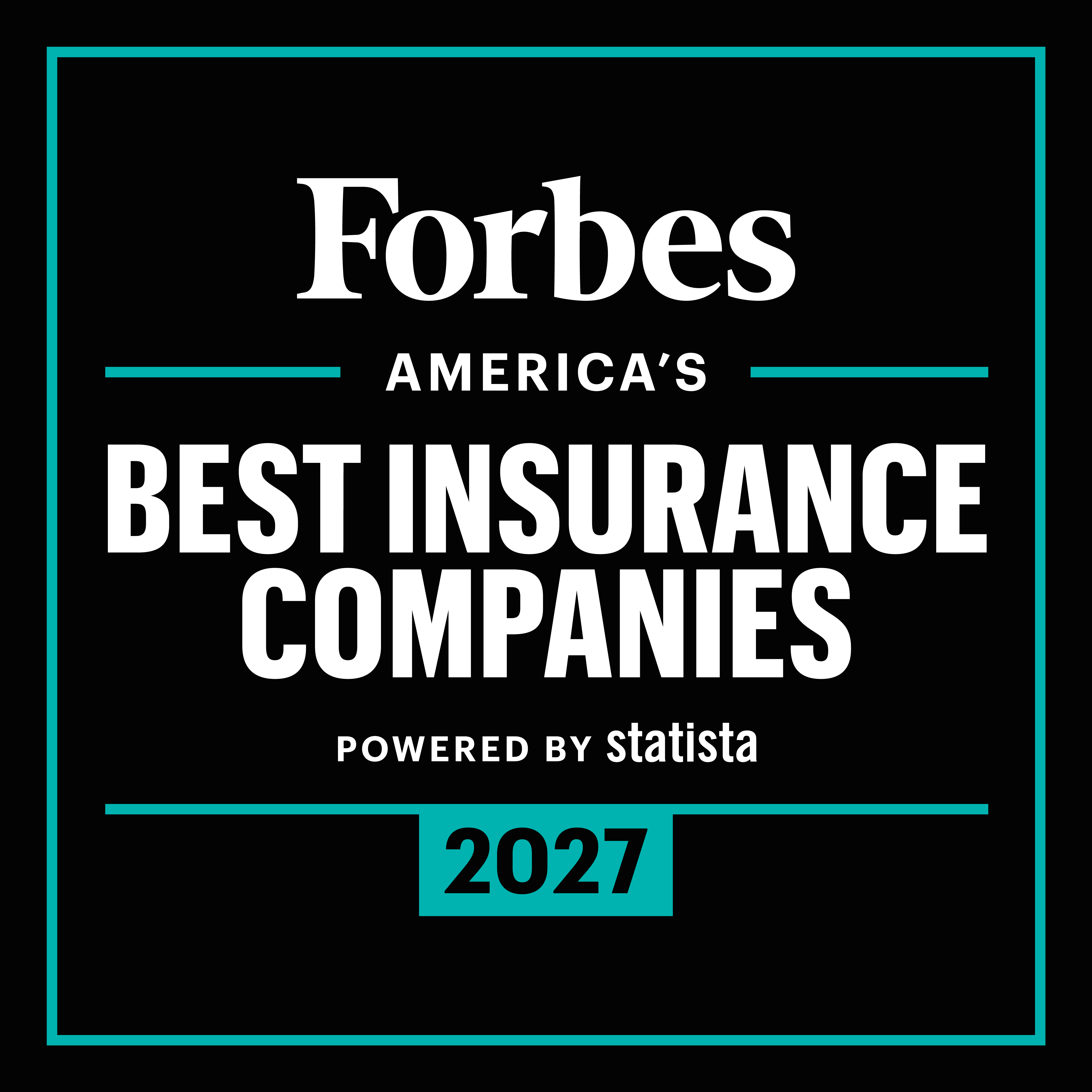 Forbes Best Insurance Companies 2027 logo