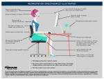 work station ergonomics illustration 