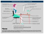 work station ergonomics illustration 