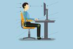 Sitting workstation graphic